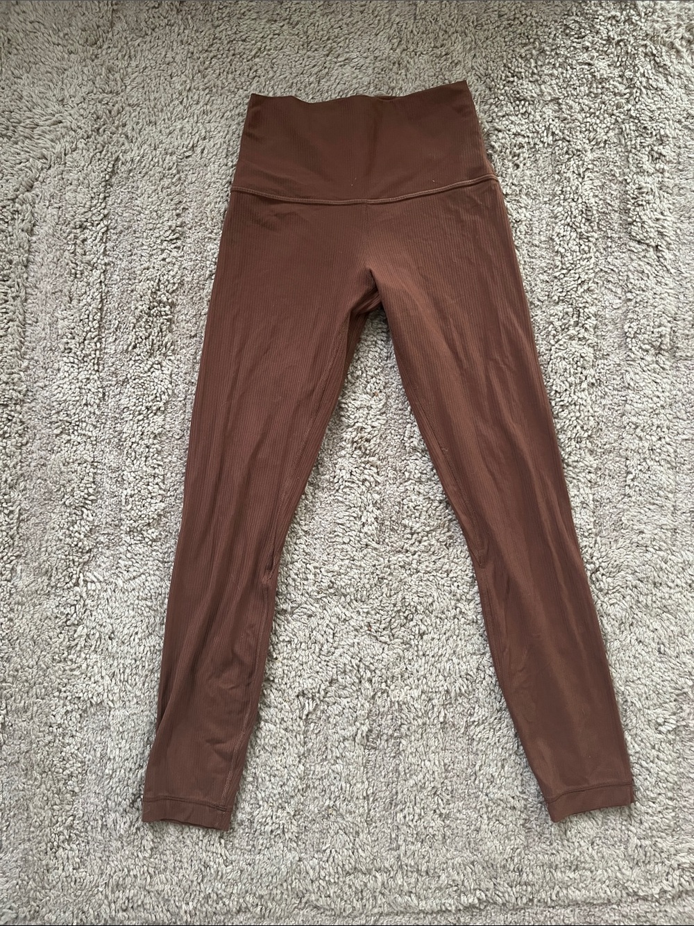 lululemon Align Ribbed Brown Leggings size 4